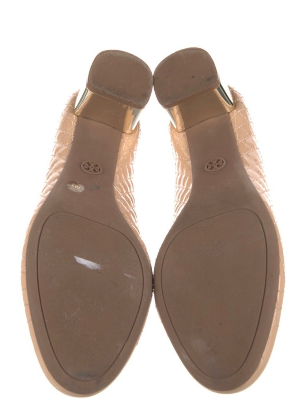 Tory Burch Kaitlin Patent Quilted Pumps sz9 - Picture 3 of 4